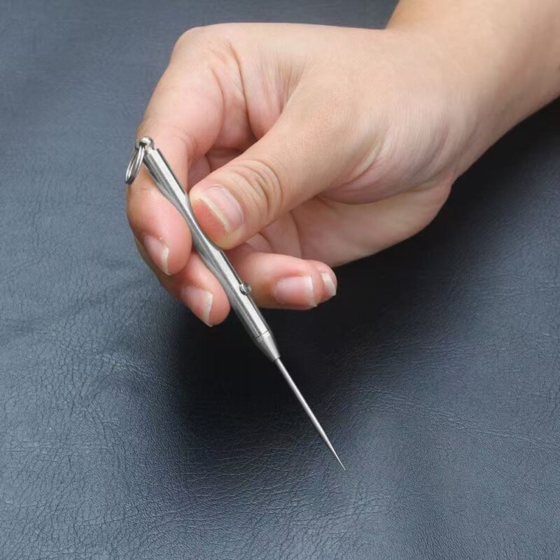 Retractable Metal Toothpick | Portable Titanium Reusable Toothpick
